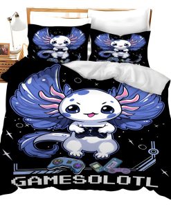 juego de ropa de cama para juegos de Axolotl Funda Nórdica