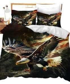 Juego de Ropa de Cama del Águila Americana Funda Nordica