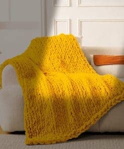 Manta de Punto Grueso Ultra Suave - 40 * 50" Manta de Punto