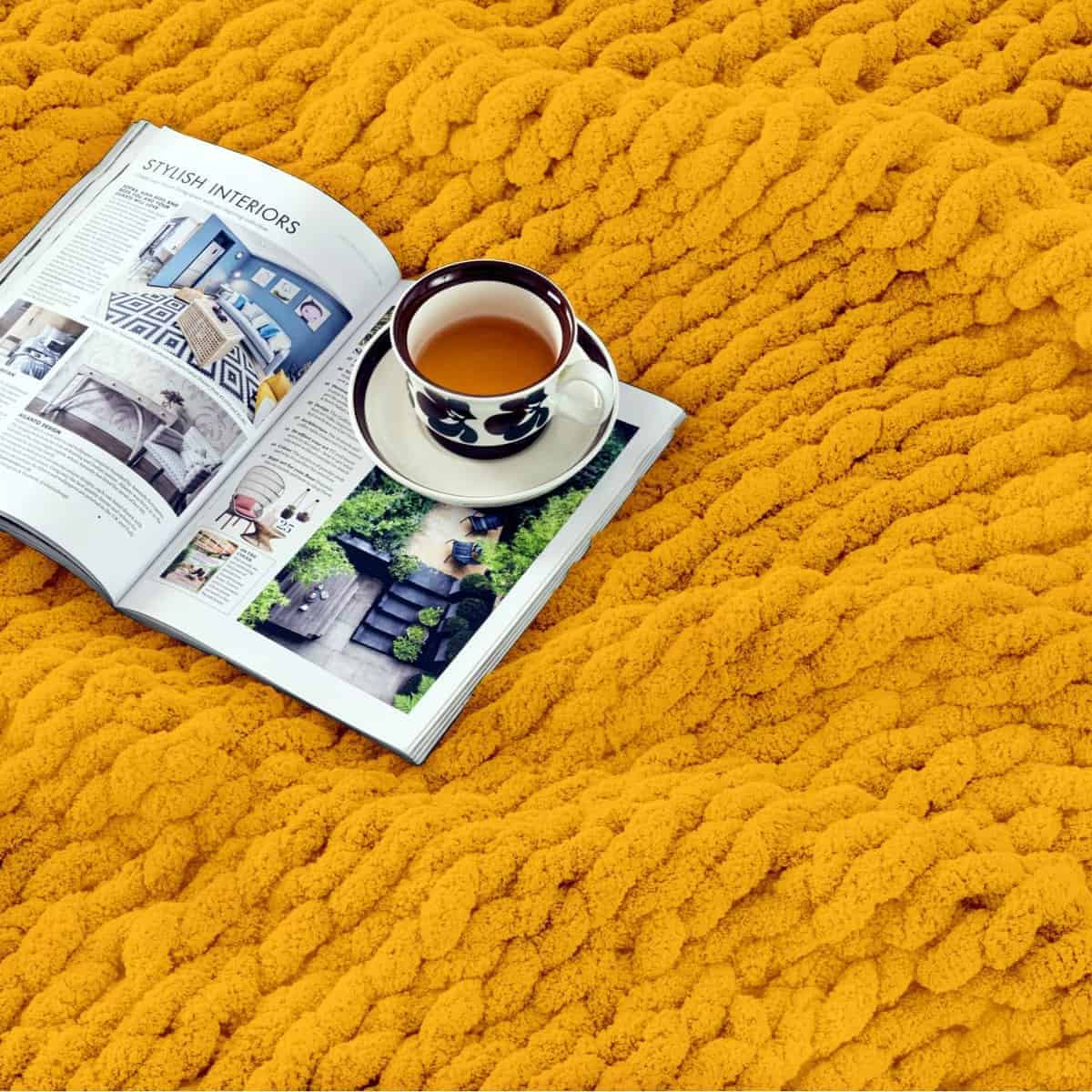 Manta de Punto Grueso Ultra Suave - 40 * 50" Manta de Punto - Imagen 6