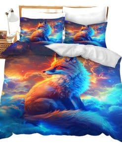 Set de Ropa de Cama Jerkboo Fantasy Fox - Funda Nórdica Fox