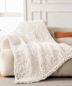 Manta de Punto Grueso Ultra Suave - 40 * 50" Manta de