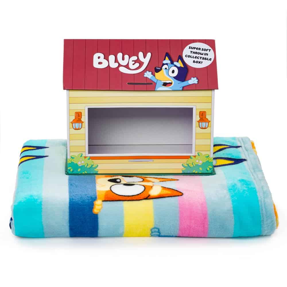 Manta de Bluey Jay Franco con Caja de Regalo - Medidas de - Imagen 4