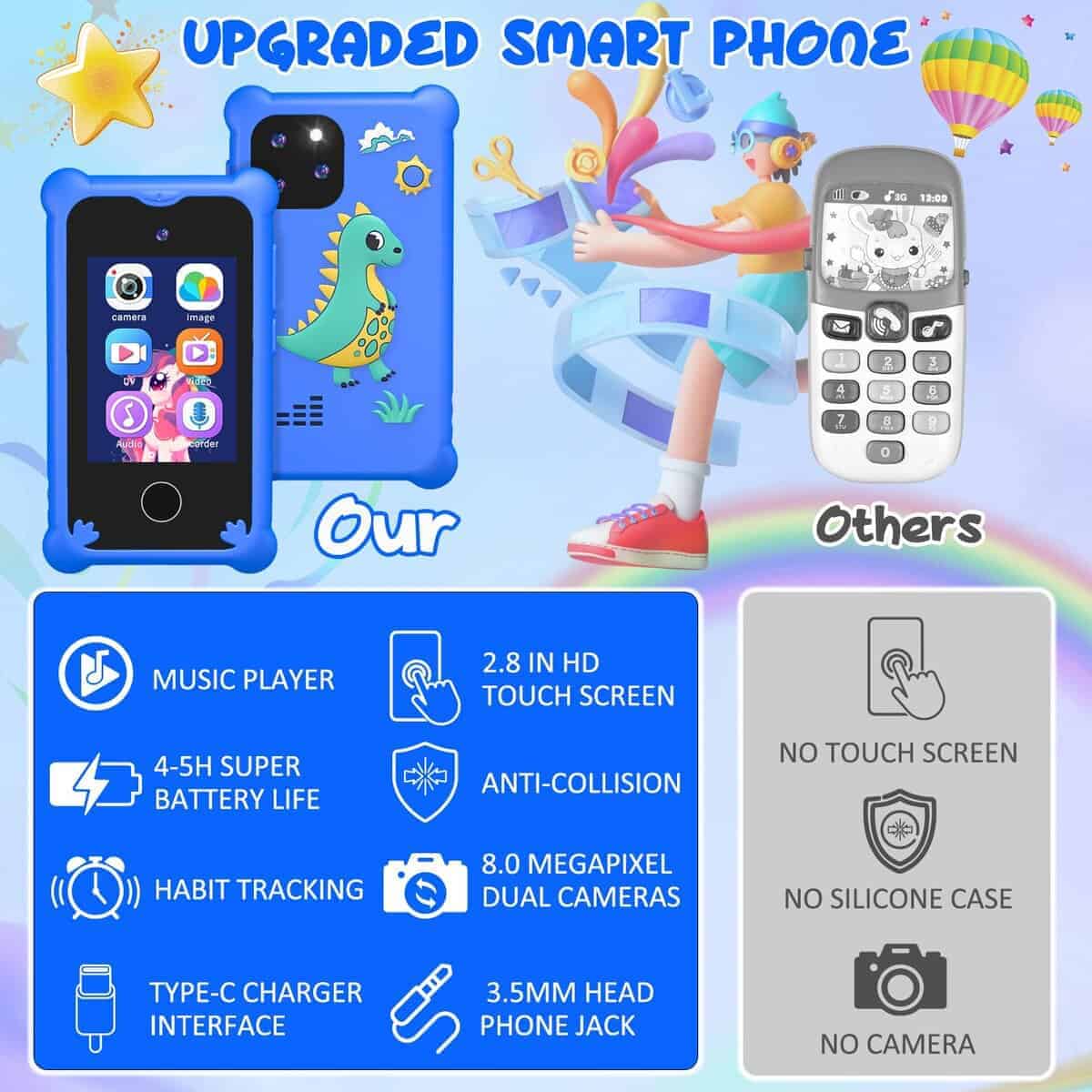 Teléfono inteligente para niños Dinosaurio Regalos para - Imagen 7