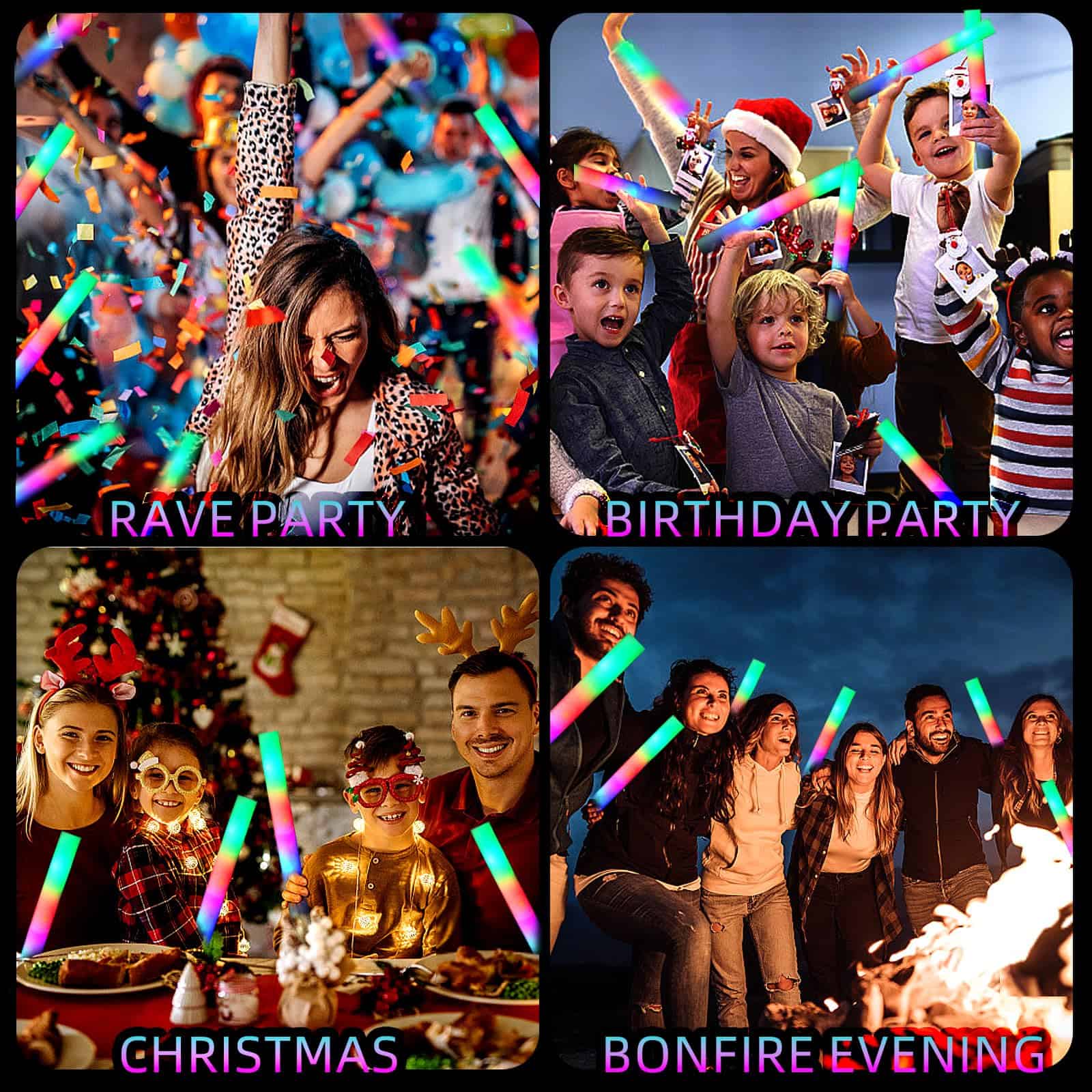 Varitas Luminosas a Granel, 60 Pzas Varitas de Espuma - Imagen 5