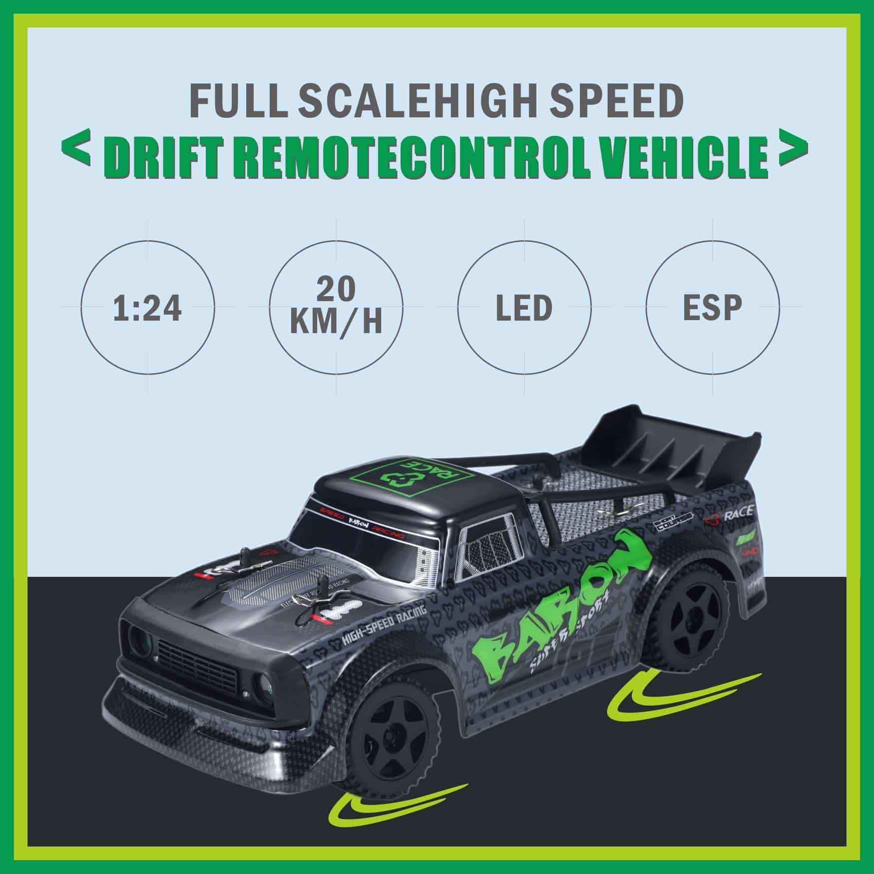 Coche de control remoto FACar 2411 1/24 Escala RC Coche de - Imagen 3