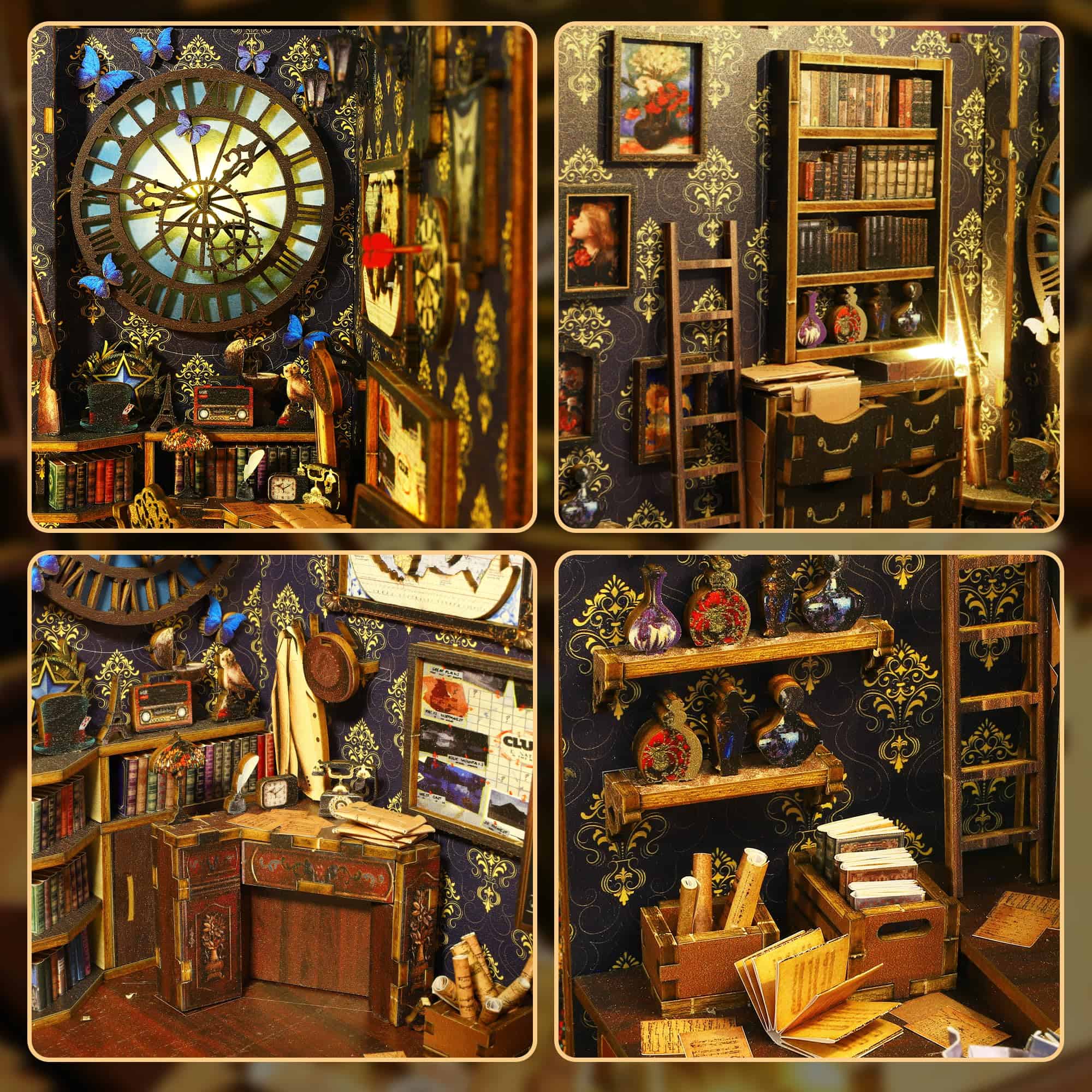 MUSEGDN Kit de Libro de Bolsillo DIY con Luces LED - - Imagen 7