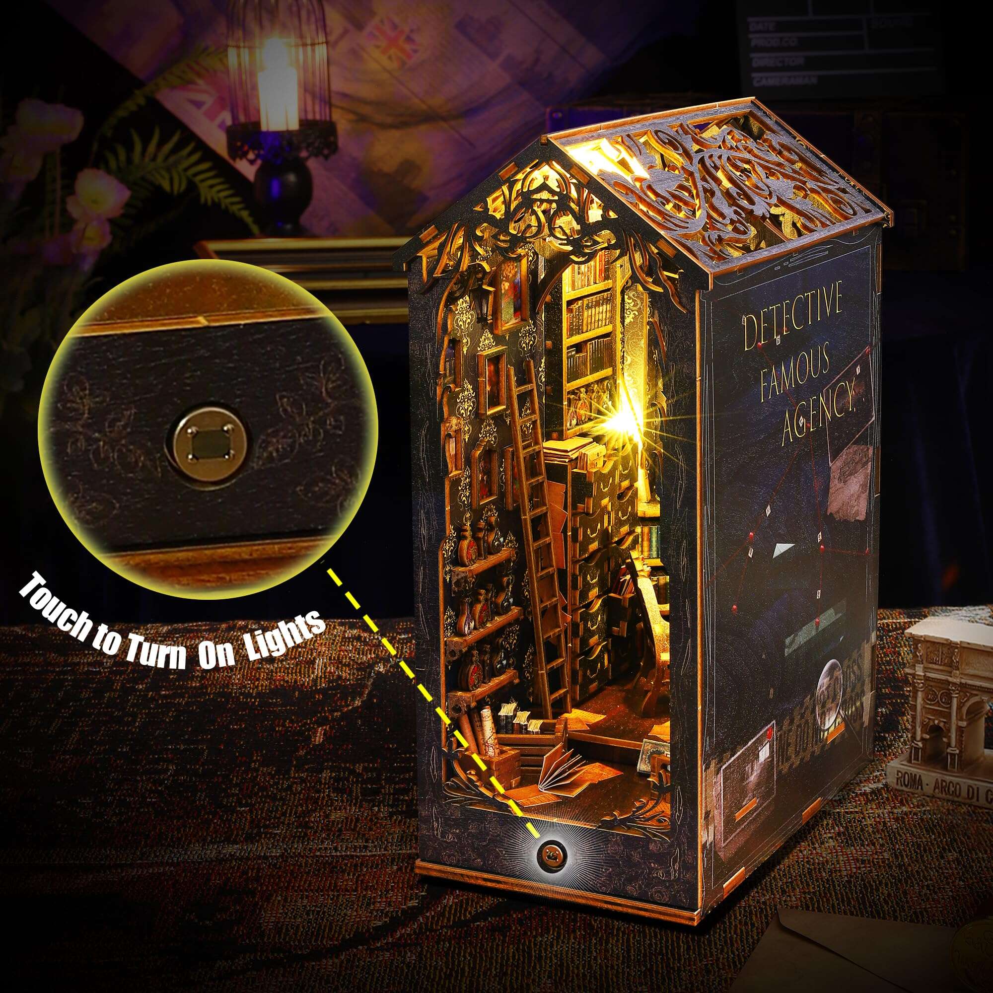 MUSEGDN Kit de Libro de Bolsillo DIY con Luces LED - - Imagen 4