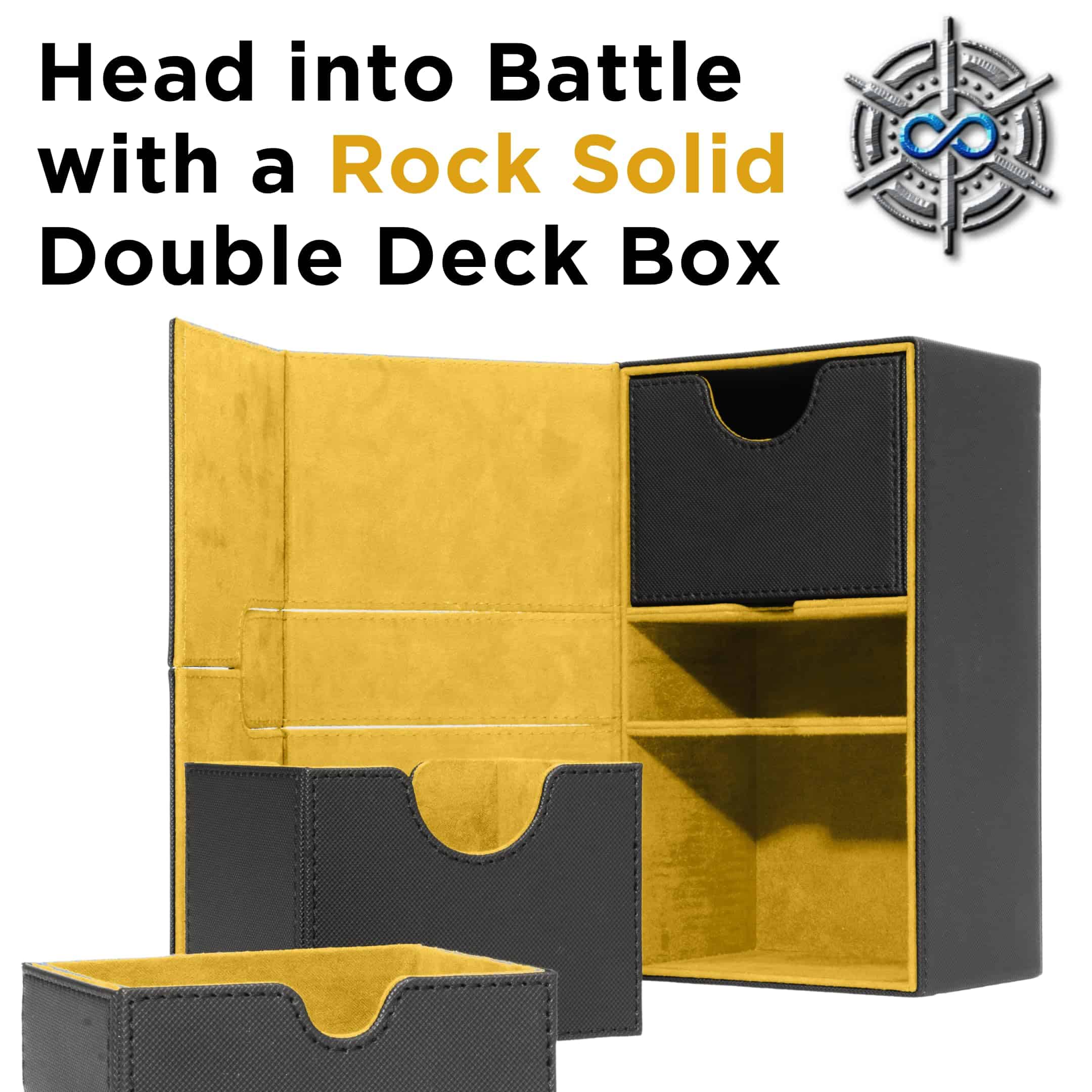 Estuche de Doble Capa Duradero con Bandeja de Dados - - Imagen 3