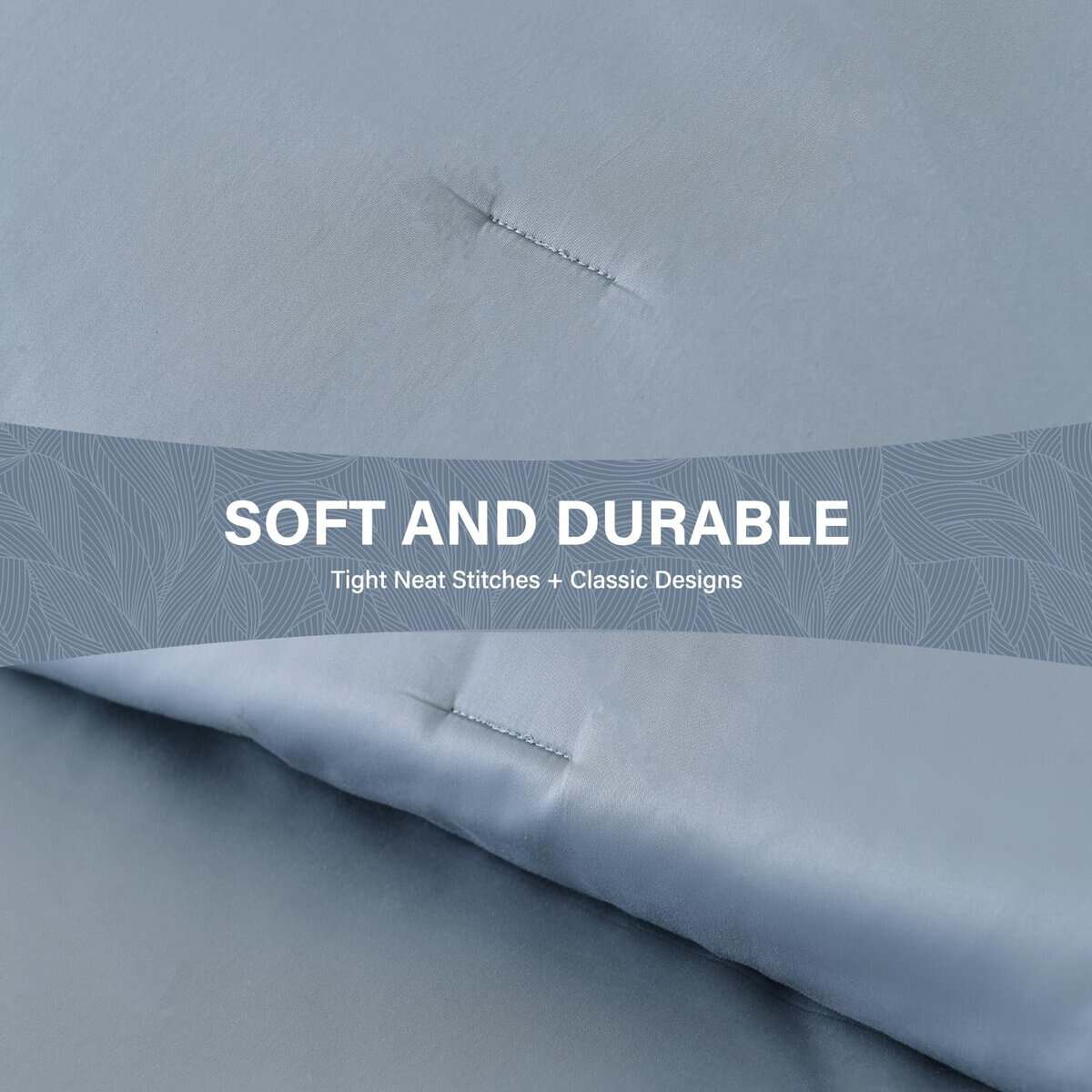 Juego de edredón Queen SahSahCasa, juego de -Azul - Imagen 6