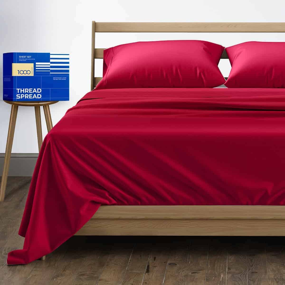 Juego de Sábanas de Algodón Egipcio Puro California King