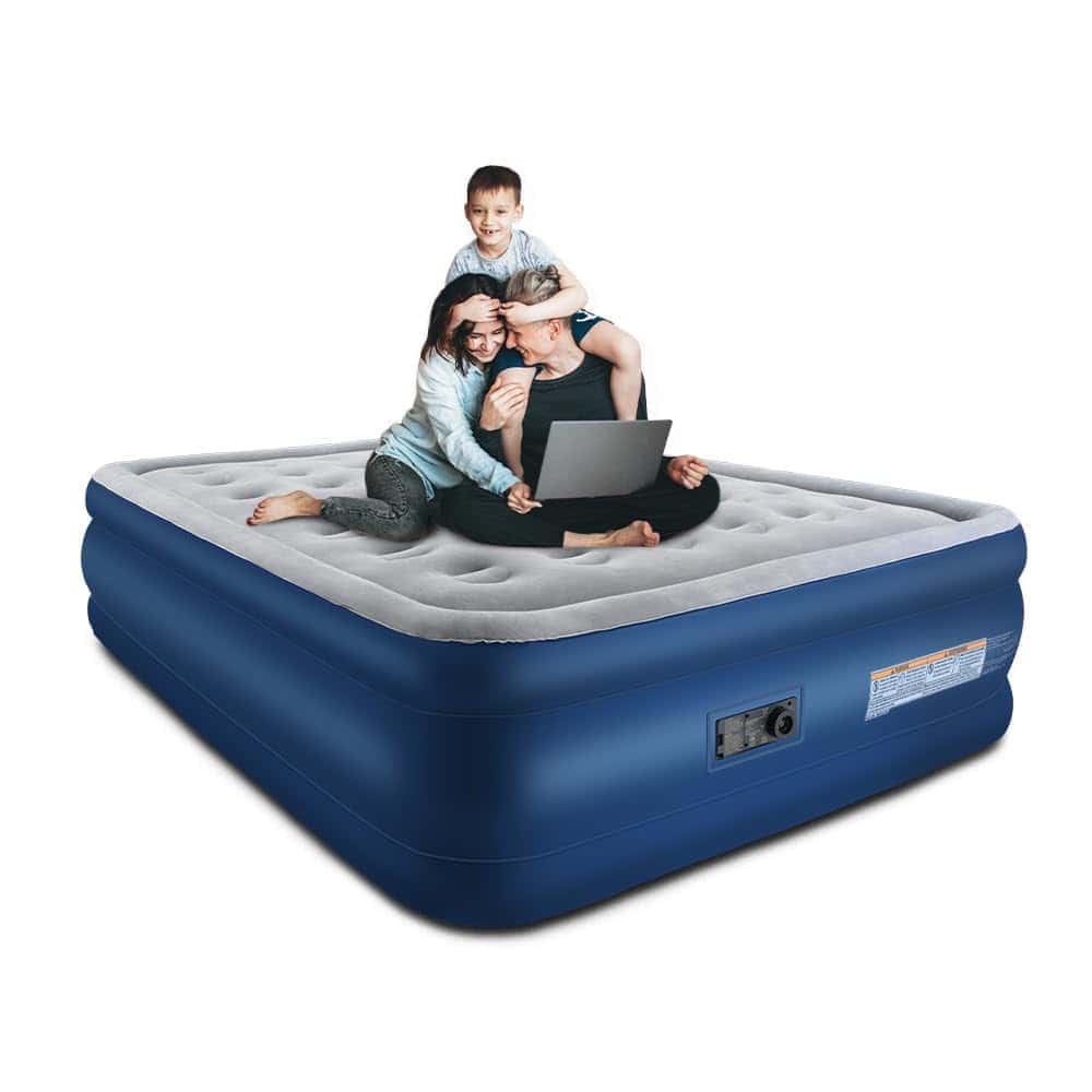 Colchón de Aire Queen con Bomba Incorporada, Colchón