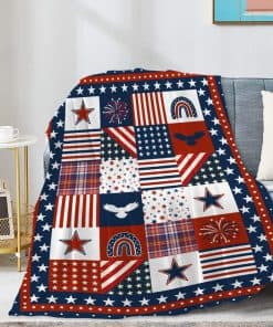 Manta de Estrellas de la Bandera Patriótica Ishanaten Día