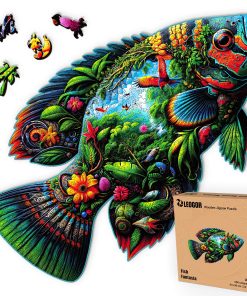 LEOGOR El Original Rompecabezas de Madera Extra -Fantasía de