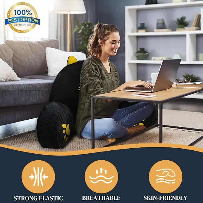 Almohada de lectura de QCat con respaldo y soporte para - Imagen 4