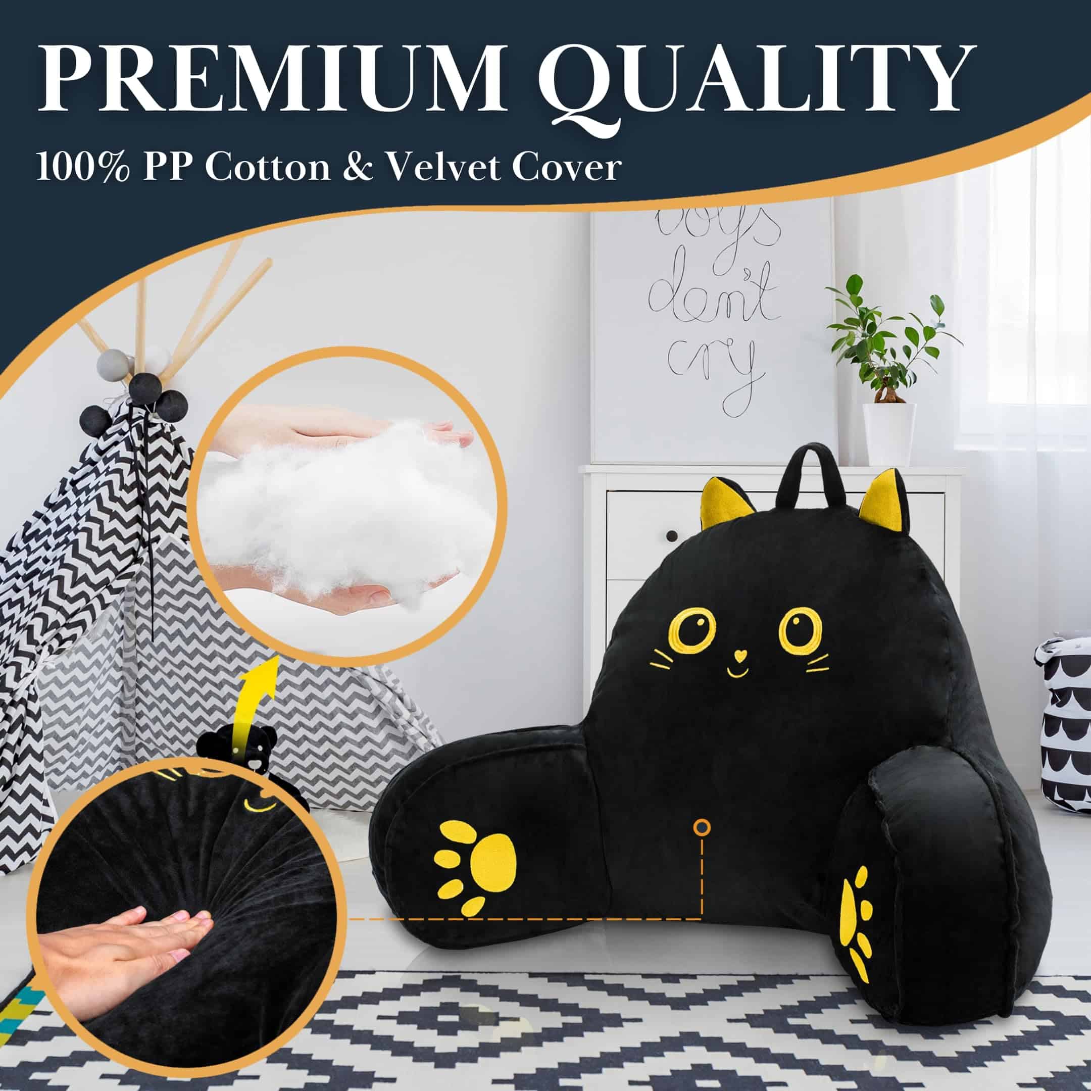 Almohada de lectura de QCat con respaldo y soporte para - Imagen 3