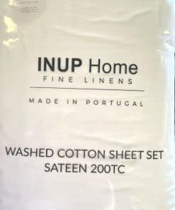 Juego de sábanas blancas de lujo para cama, 100% algodón,