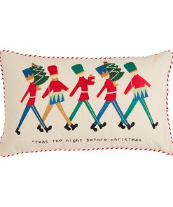 Cojín de Cascanueces Mud Pie, 12" x 20", TAN