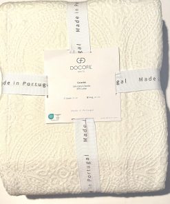 Colcha Edredón Cobertor de Algodón Matelassé Blanco de