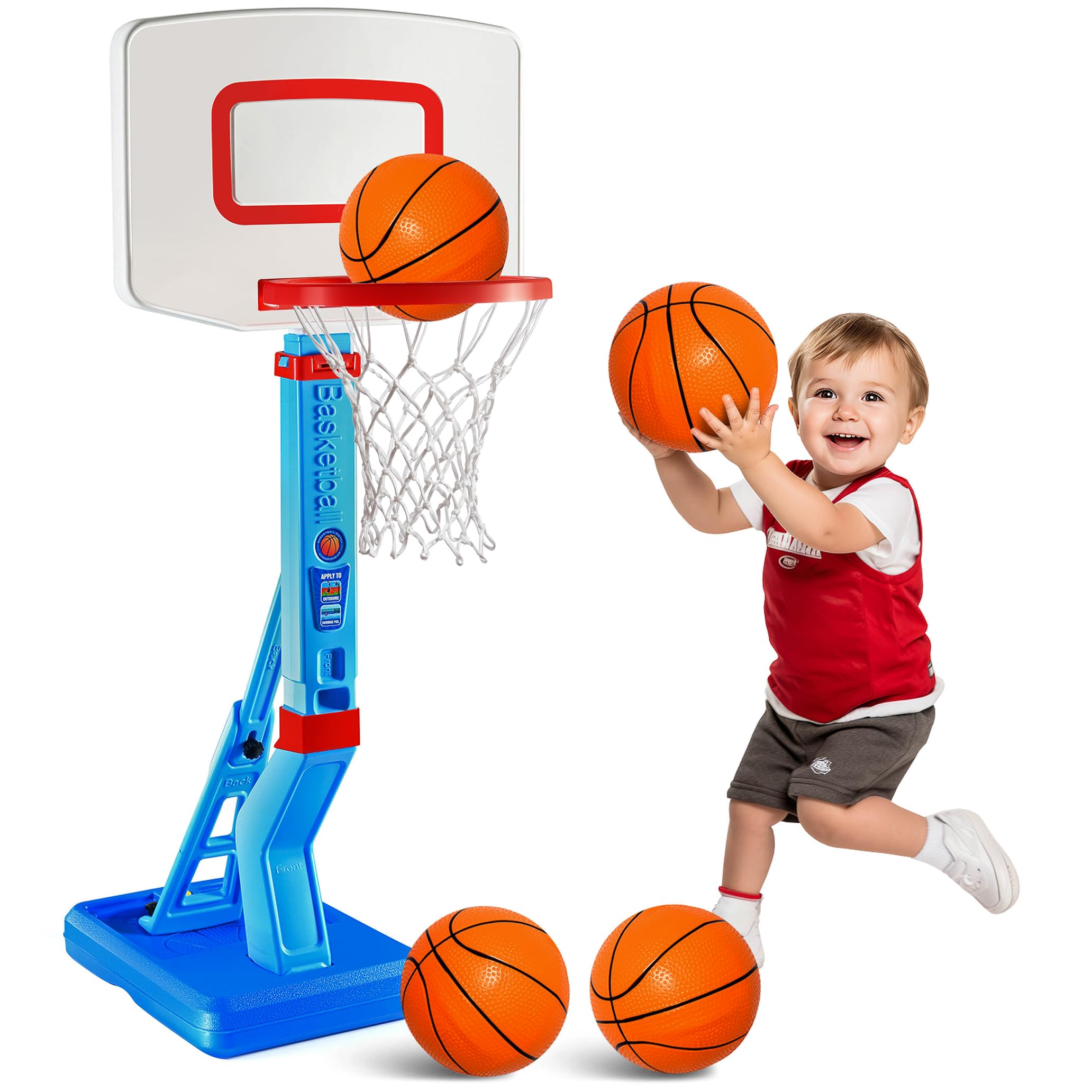 Aro de Baloncesto para Niños Play22 - Ajustable en Altura,