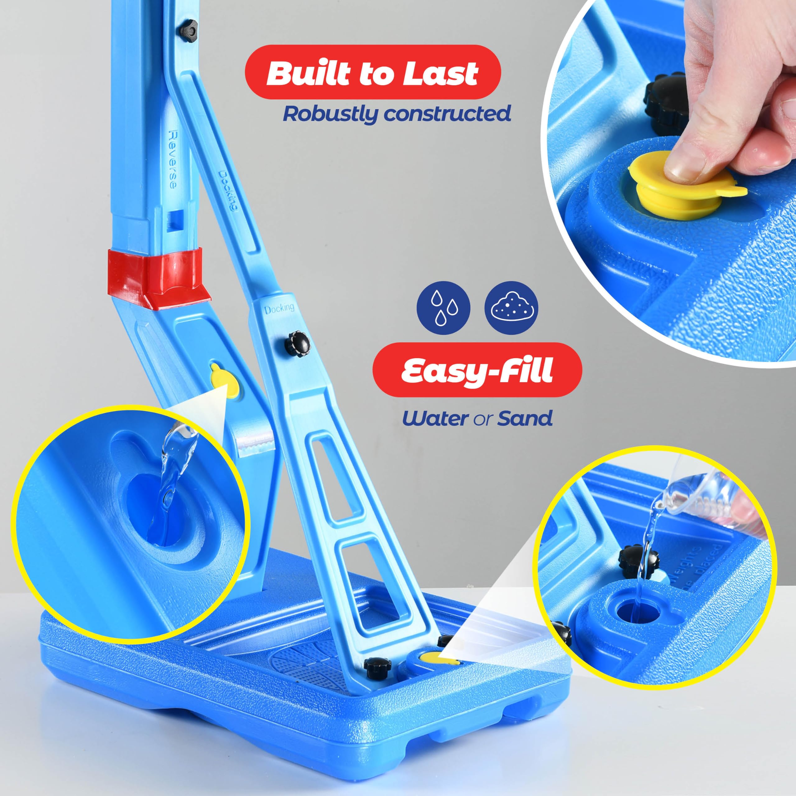 Aro de Baloncesto para Niños Play22 - Ajustable en Altura, - Imagen 7