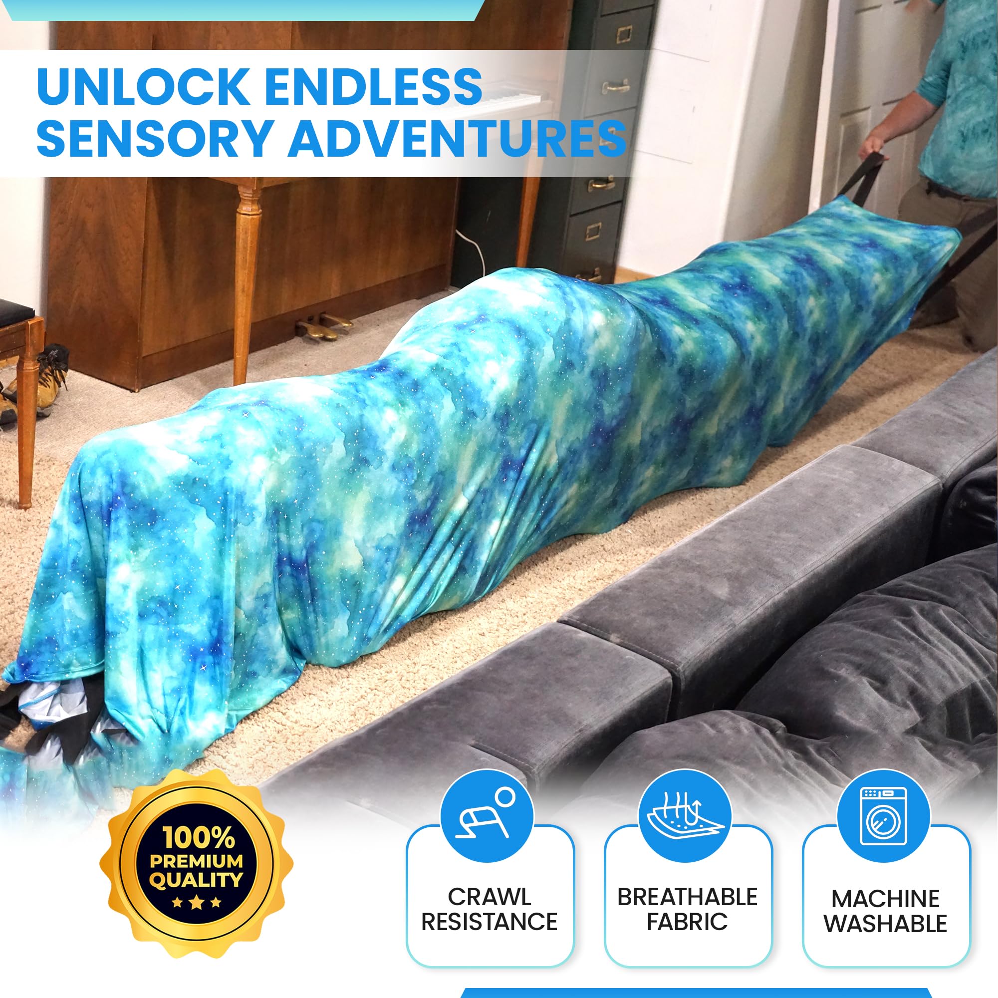 Túnel de Compresión Sensorial para Juego Sensorial - Imagen 6