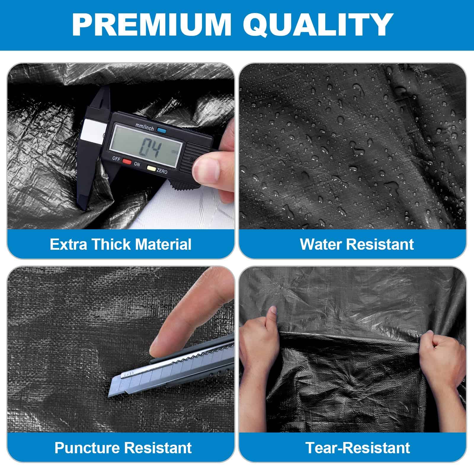 Funda de colchón pesada TICONN con asa total y hebillas - Imagen 7