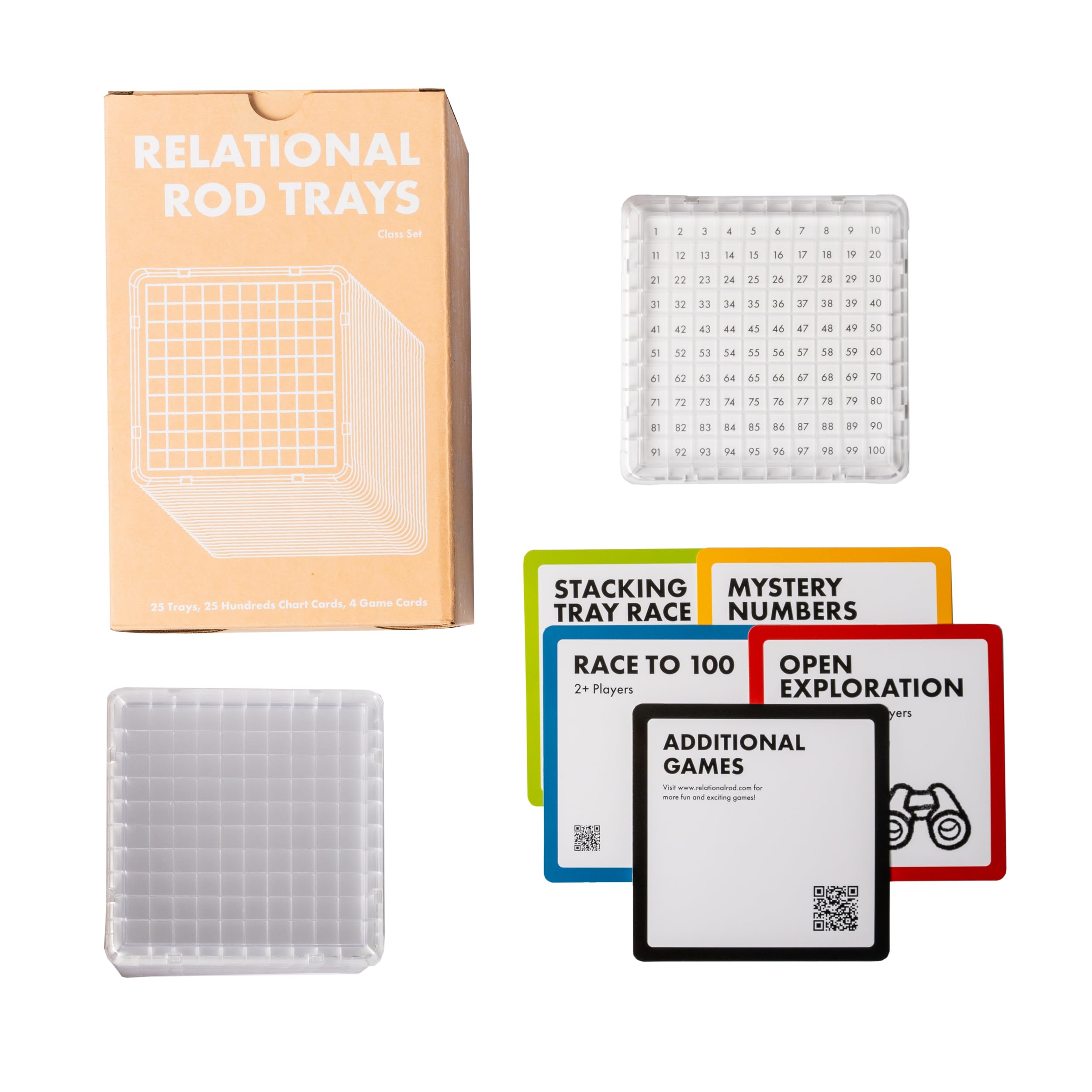 Bandejitas de Relación para Barras Cuisenaire (Set de 25 - Imagen 8