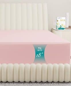 Sábana Ajustable de Lino 100% Algodón Egipcio Twin XL de
