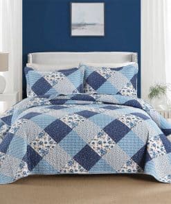 Juego de Colchas de Algodón Otoño Dream Reversible Rústico