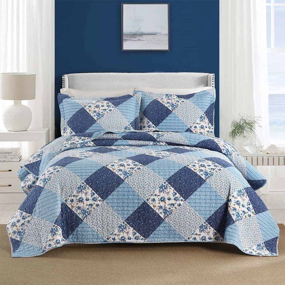 Juego de Colchas de Algodón Otoño Dream Reversible Rústico