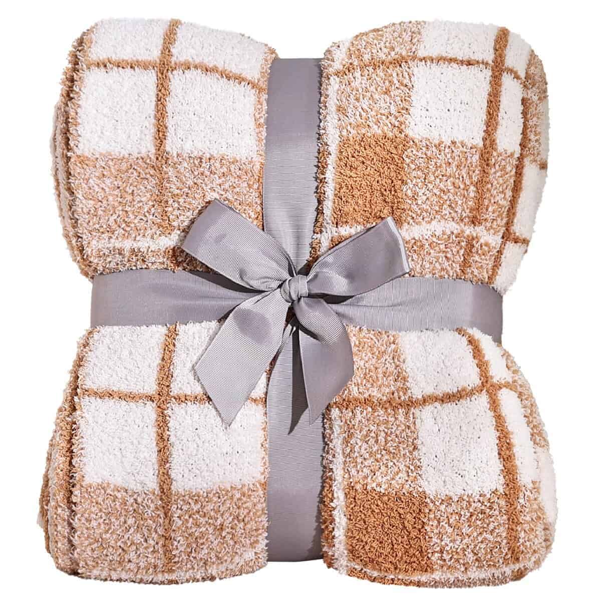 Manta a Cuadros Panku, Manta Suave y Acogedora, Manta