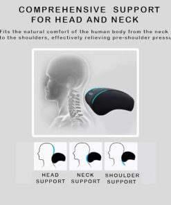 Almohada de Cuello para Reposacabezas de -Rojo Versión 2