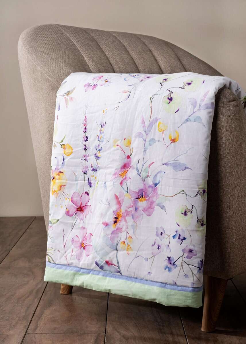 Manta de algodón floral de verano Maison d' Hermine para - Imagen 9