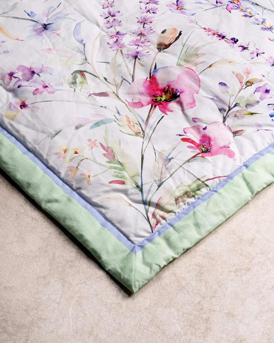 Manta de algodón floral de verano Maison d' Hermine para - Imagen 6