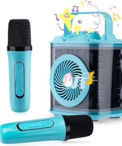 Mini Máquina de Karaoke para Niños y -Azul