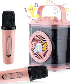 Mini Máquina de Karaoke para Niños y -Rosa