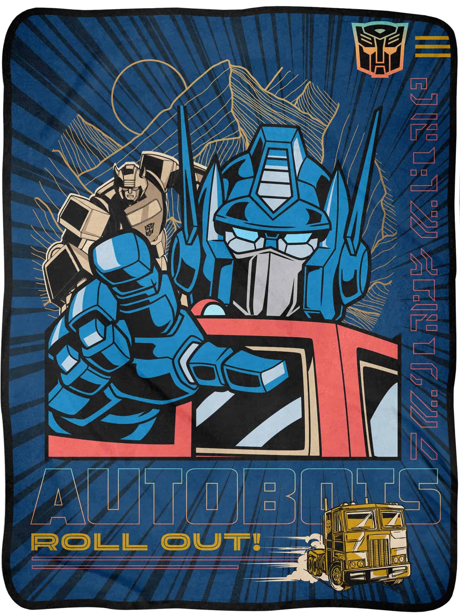 Manta de Cobija Transformers - Autobots Roll Out, Suave y