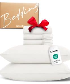 Juego de sábanas GOKOTTA de 5 piezas para cama ajustable