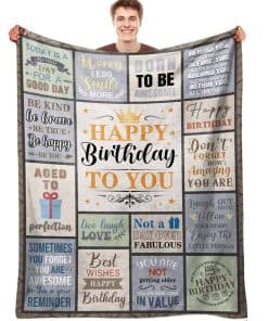 Regalos de cumpleaños para hombres, Manta de regalo de