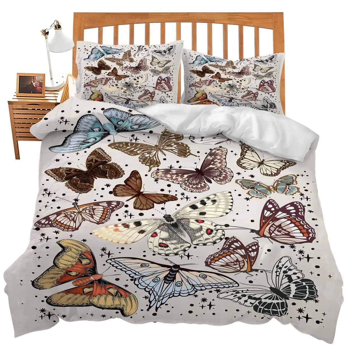 Juego de Ropa de Cama con Tema de -Butterfly