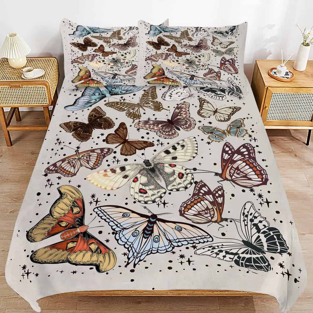 Juego de Ropa de Cama con Tema de Mariposas Juego de - Imagen 5
