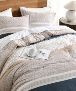 Juego de Edredón King Size DDUOXIN - Moderno Edredón de