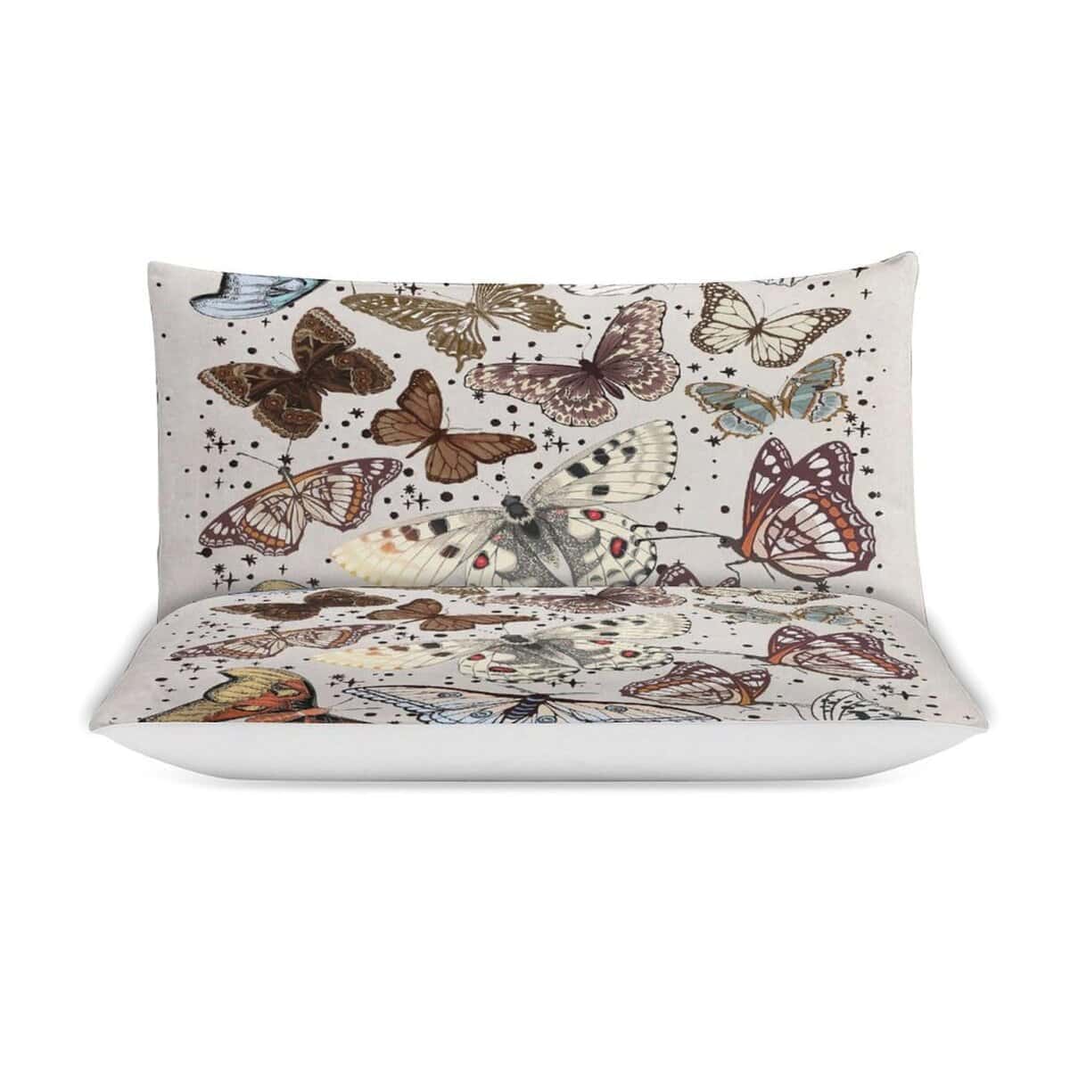 Juego de Ropa de Cama de Mariposa Juego de Edredón Cubierta - Imagen 4