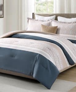 Juego de Edredón de Algodón SahSahCasa, Tamaño King, Set de