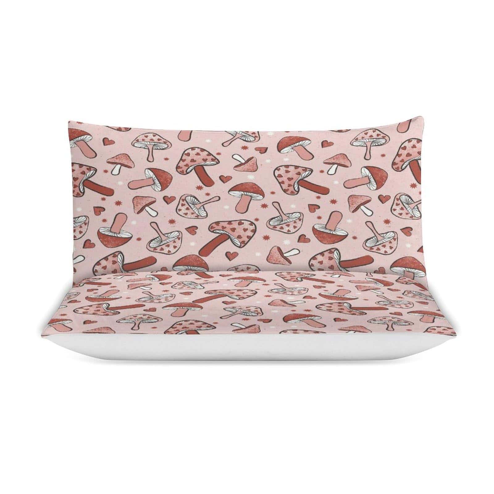 Juego de Cama con Temática de Hongos Set de Edredón Funda - Imagen 4