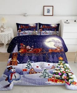 Juego de funda nórdica Tabeskly para Navidad Full, Niños