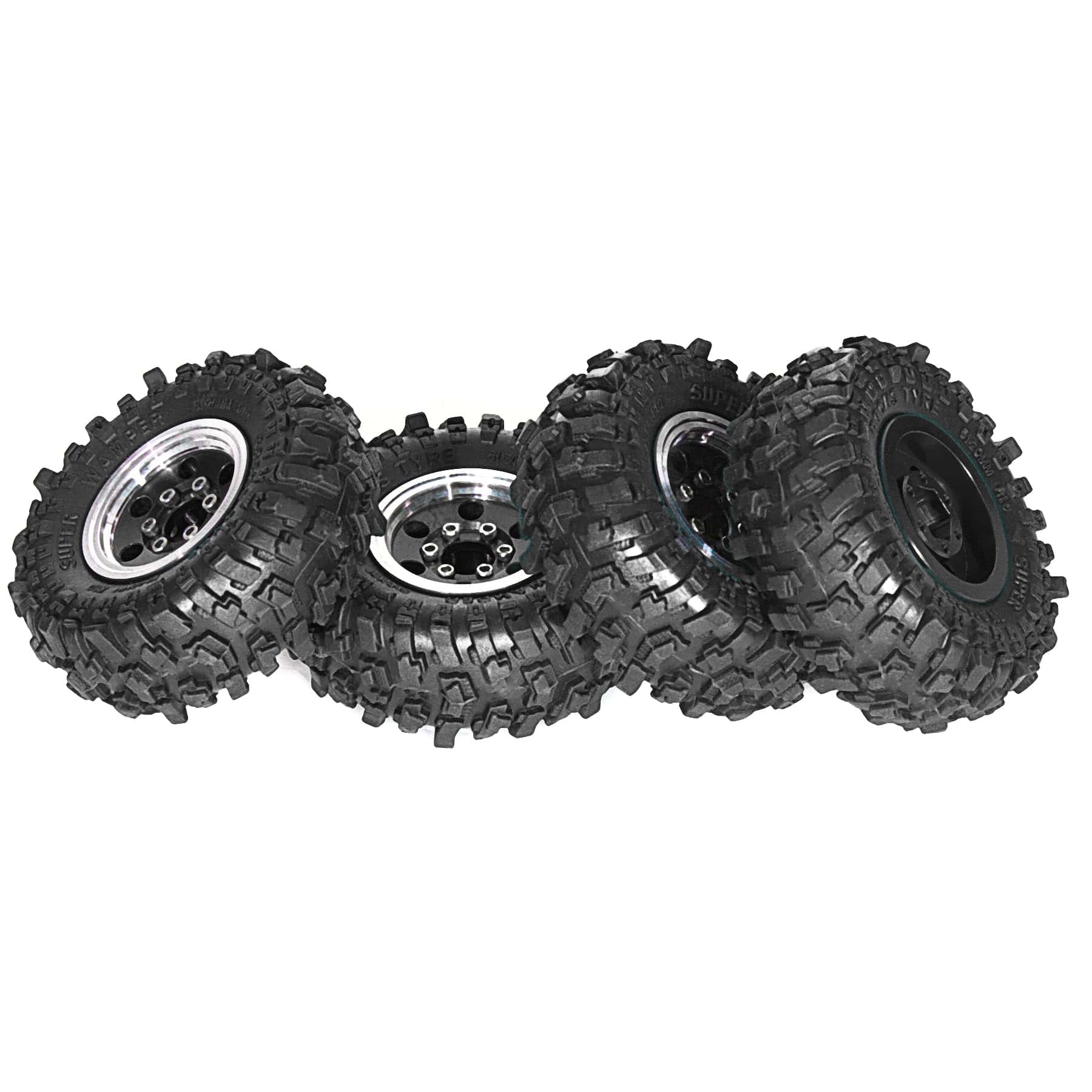 Llantas y neumáticos Dantenron 1.0 RC Beadlock 1/24 1/18 - Imagen 7