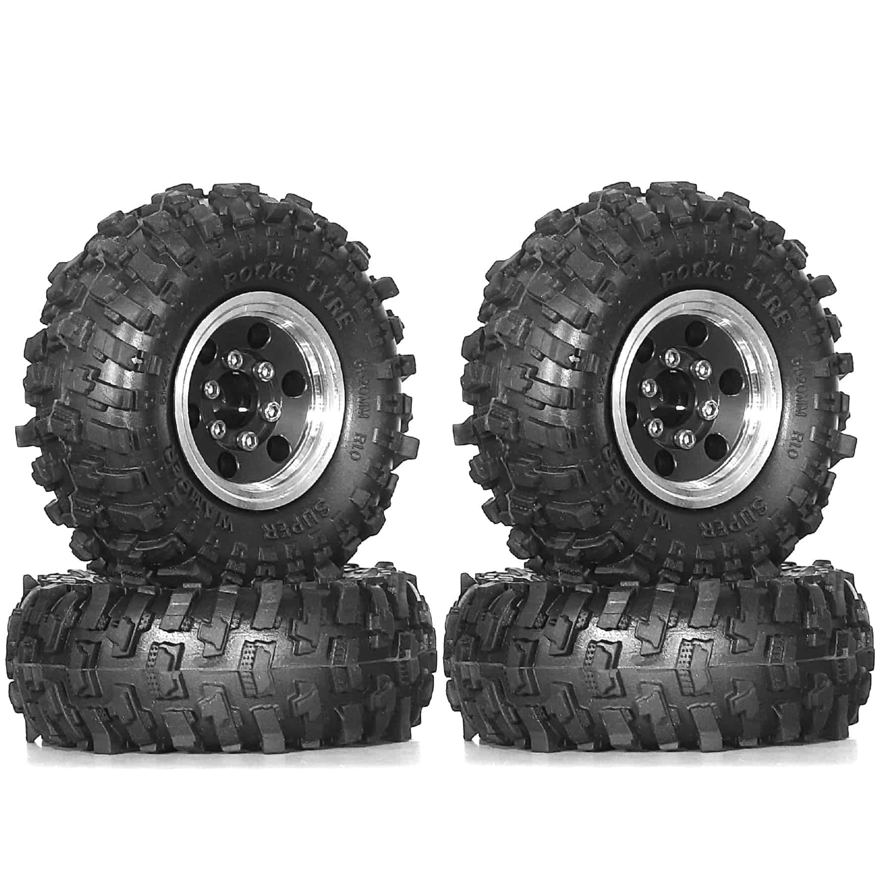 Llantas y neumáticos Dantenron 1.0 RC Beadlock 1/24 1/18