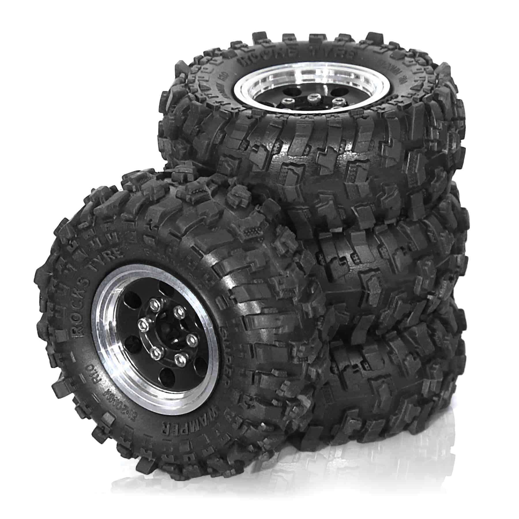 Llantas y neumáticos Dantenron 1.0 RC Beadlock 1/24 1/18 - Imagen 5